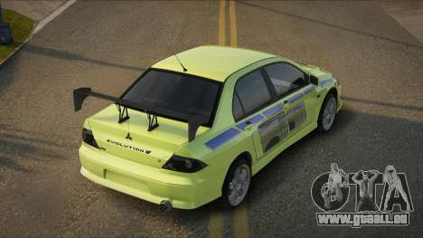 Mitsubishi Lancer Evolution VII Erley pour GTA San Andreas