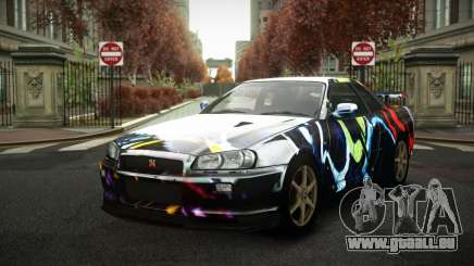 Nissan Skyline R34 Zoelly S9 pour GTA 4