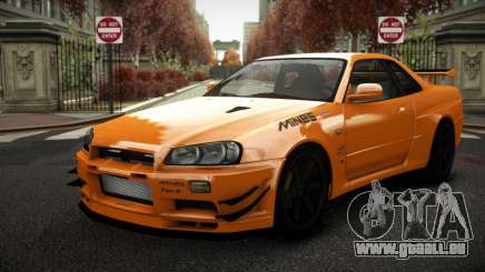 Nissan Skyline R34 Naluxoqof für GTA 4