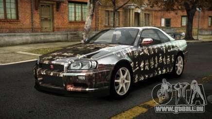 Nissan Skyline R34 Sahunlia S5 für GTA 4