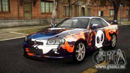 Nissan Skyline R34 Sahunlia S6 für GTA 4