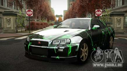 Nissan Skyline R34 Zoelly S8 pour GTA 4