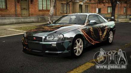 Nissan Skyline R34 Sahunlia S2 für GTA 4