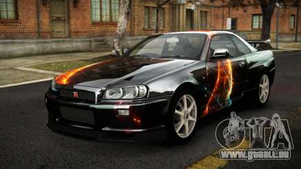 Nissan Skyline R34 Sahunlia S9 für GTA 4