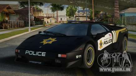 Lamborghini Diablo Police SA für GTA San Andreas