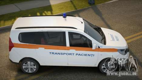 Dacia Lodgy Transport Pacienti pour GTA San Andreas