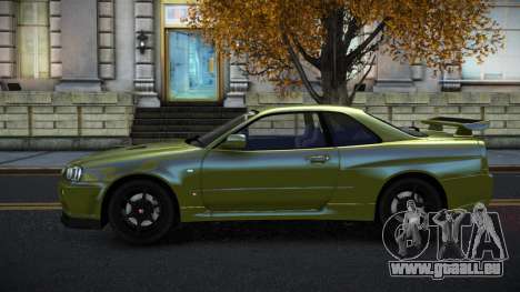 Nissan Skyline R34 Vijugade für GTA 4