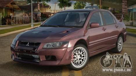 Mitsubishi Lancer Evolution VII Dalara pour GTA San Andreas