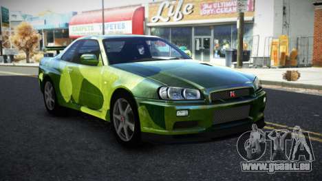 Nissan Skyline R34 Bridy S5 pour GTA 4