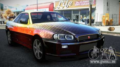 Nissan Skyline R34 Bridy S1 pour GTA 4