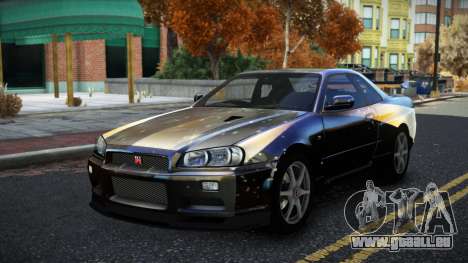Nissan Skyline R34 Bridy S6 pour GTA 4