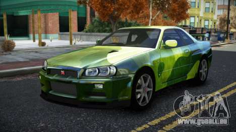 Nissan Skyline R34 Bridy S5 pour GTA 4