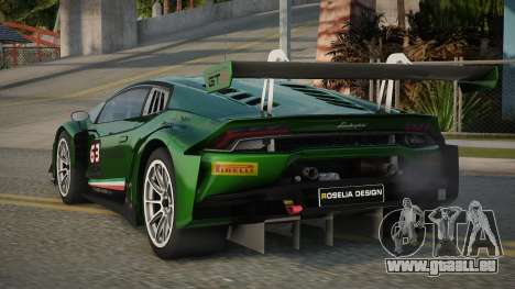 Lamborghini Huracan GT3 Neron pour GTA San Andreas
