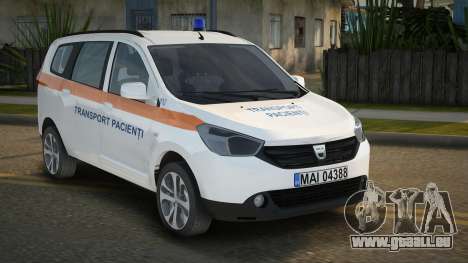 Dacia Lodgy Transport Pacienti pour GTA San Andreas
