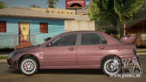 Mitsubishi Lancer Evolution VII Dalara pour GTA San Andreas