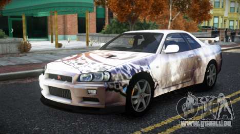 Nissan Skyline R34 Bridy S3 pour GTA 4