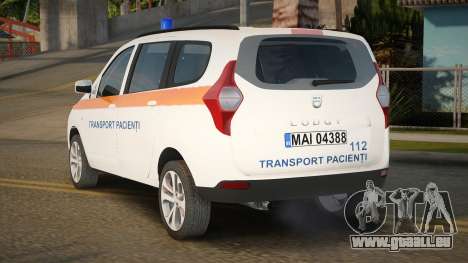 Dacia Lodgy Transport Pacienti pour GTA San Andreas