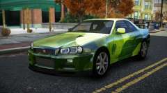 Nissan Skyline R34 Bridy S5 für GTA 4