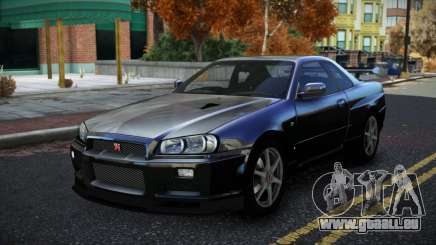 Nissan Skyline R34 Bridy S14 pour GTA 4