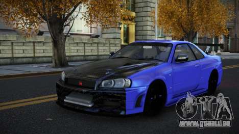 Nissan Skyline R34 Aniz pour GTA 4