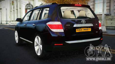 Toyota Highlander Uvav pour GTA 4