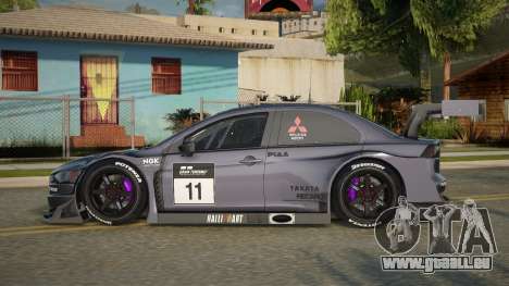 Mitsubishi Lancer Evolution X G-Sport für GTA San Andreas