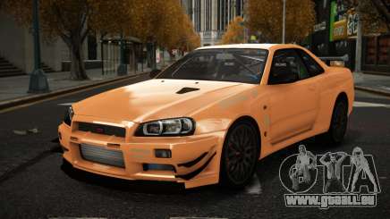 Nissan Skyline R34 Qomafon für GTA 4