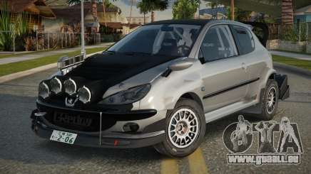 Peugeot 206 Ansama für GTA San Andreas