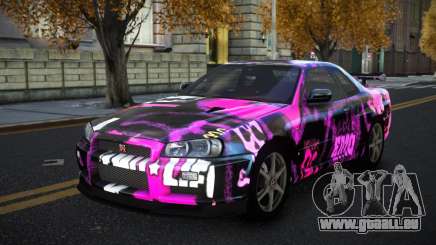 Nissan Skyline R34 Terjam S13 pour GTA 4