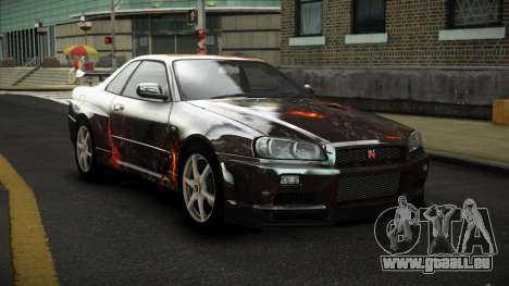 Nissan Skyline R34 Nalyntiny S1 für GTA 4