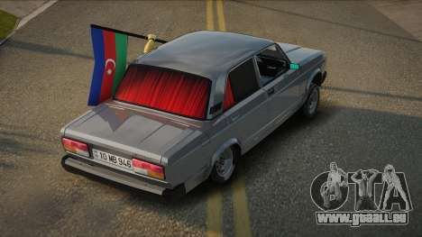 VAZ 2107 Avtosh Azerbaijan Flag pour GTA San Andreas