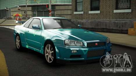 Nissan Skyline R34 Nalyntiny S6 pour GTA 4