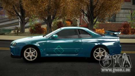 Nissan Skyline R34 Nalyntiny S6 pour GTA 4