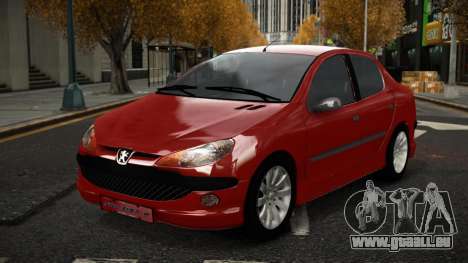 Peugeot 206 Wulcobo pour GTA 4