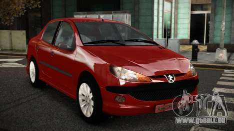 Peugeot 206 Wulcobo pour GTA 4