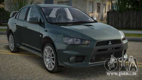 Mitsubishi Lancer Evo X Carrey pour GTA San Andreas