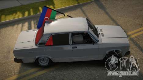 VAZ 2107 Avtosh Azerbaijan Flag pour GTA San Andreas