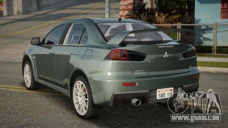 Mitsubishi Lancer Evo X Carrey pour GTA San Andreas