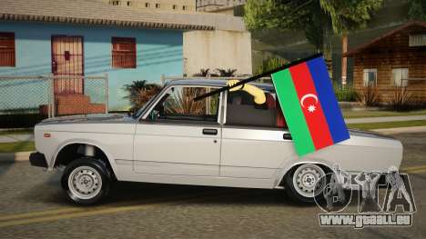 VAZ 2107 Avtosh Azerbaijan Flag pour GTA San Andreas
