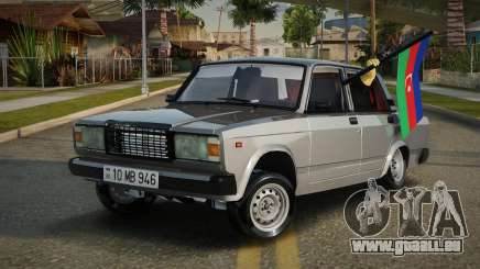 VAZ 2107 Avtosh Azerbaijan Flag pour GTA San Andreas