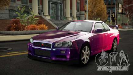 Nissan Skyline R34 Nalyntiny S8 für GTA 4