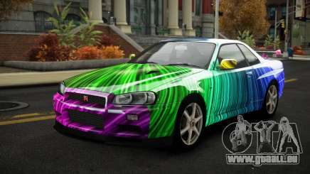 Nissan Skyline R34 Nalyntiny S9 für GTA 4