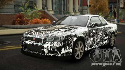 Nissan Skyline R34 Nalyntiny S13 für GTA 4