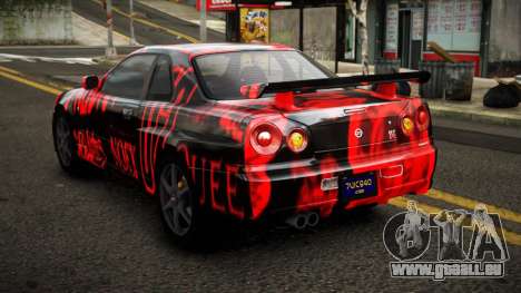 Nissan Skyline R34 Erxah S8 pour GTA 4