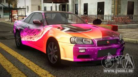 Nissan Skyline R34 Erxah S9 pour GTA 4