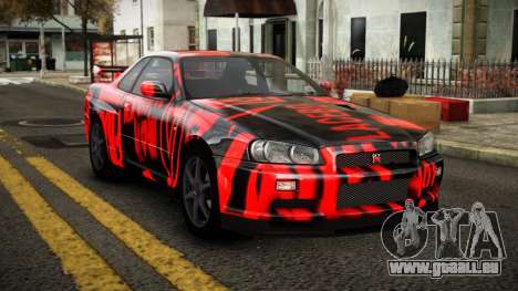 Nissan Skyline R34 Erxah S8 pour GTA 4