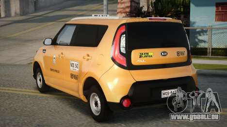 Kia Soul Taxi 15th für GTA San Andreas
