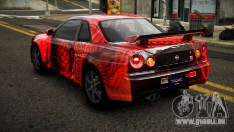 Nissan Skyline R34 Erxah S1 pour GTA 4