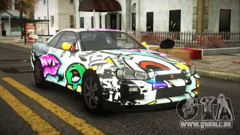 Nissan Skyline R34 Erxah S13 für GTA 4