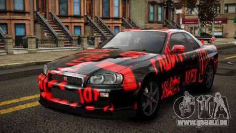 Nissan Skyline R34 Erxah S8 pour GTA 4
